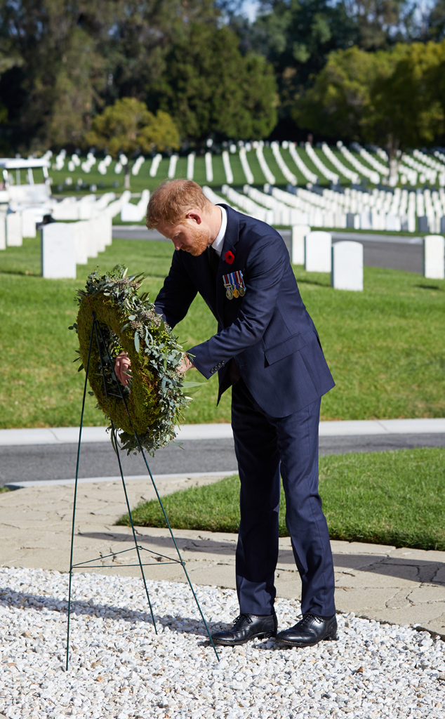 Prince Harry, Megan Markle, Honoring Remembrance Day